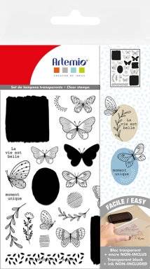 Clearstamp 10001380 vlinders | Artemio 