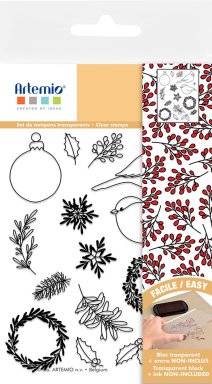 Clearstamp 10001428 xmas berries | Artemio