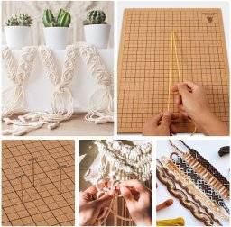 Macrame bord 28x23cm 14004003 | Artemio