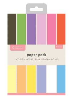 Paperpack 5x7'' 48 sheets | Crafters companion