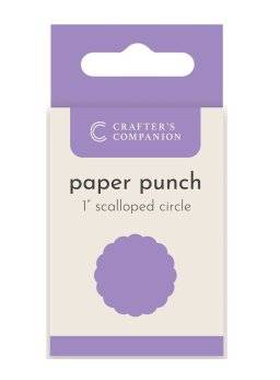 Paper punch scalloped circle 1'' | Crafters companion