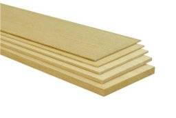 Balsa plank 6mm dik per 5 stuks