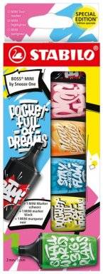 Mini highlighter set Snooze One | Stabilo