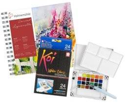 hahnemuhle carnet aquarelle+koi 24pocketbox