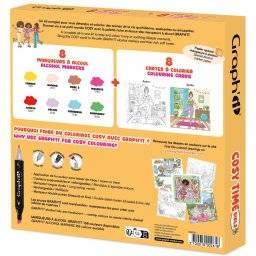 graph'it cosy time coloring set girlz 261