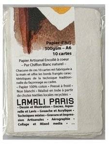 lamali 10 kaarten A6 - 300gr 100%katoen
