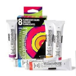 williamsburg  set 8 fluorescent colors 6008035