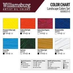 williamsburg  set 8 landscape colors 6008025