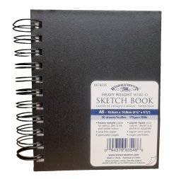 winsor & newton sketchbook A6 spiraal