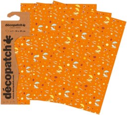 decopatch  papier 922 oranje 3vel