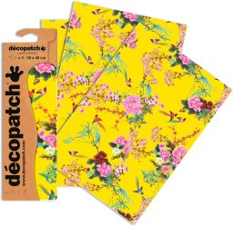 decopatch papier 750 geel hawaii 3vel