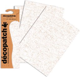 decopatch papier 444 wit crackle 3vel