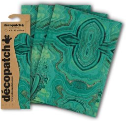 decopatch papier 863 vintage groen 3vel