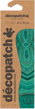 decopatch papier 863 vintage groen 3vel
