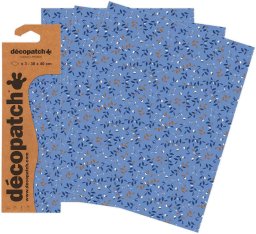 decopatch papier 910 blauw blad 3vel