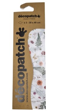 decopatch papier 851 bloemen op wit 3vel