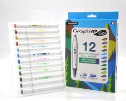graph it go acrylicmarker set12 panorama