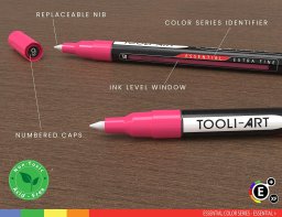 tooli-art acrylstiften set 30 essentail