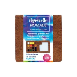 art & go nomad mini aquarellset 15 colors