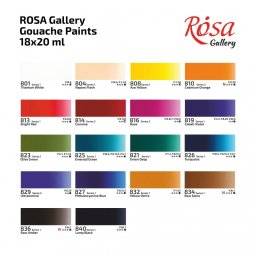 rosa gouache set 18 tubes 221554