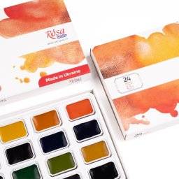 rosa studio aquarelset 24 portrait