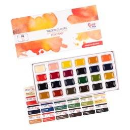 rosa studio aquarelset 24 portrait