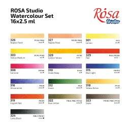 rosa studio aquarelset 16 portrait