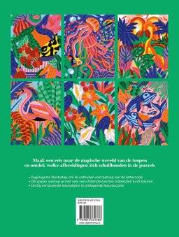 mus creatief  kleur op letter tropische wereld