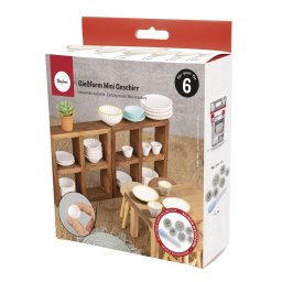 rayher gietvorm mini servies 36218000