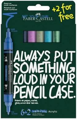 faber castell multimark set 6+2 frost 186019