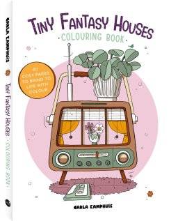 mus creatief  tiny fantasy houses kleurboek