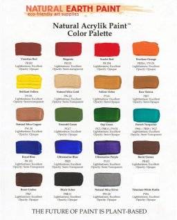 natural earth paint heavy body acrylic paint 59ml
