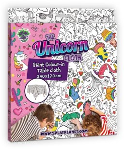 splat planet kleur tafelkleed unicorn