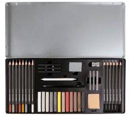 eberhard faber  artist tekenset blik 37 delig