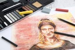 eberhard faber  artist tekenset blik 37 delig