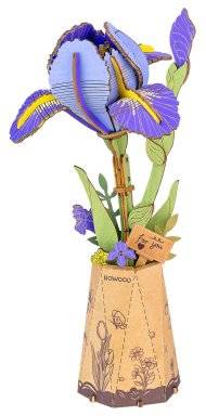 robotime bouwpakket purple iris TW121