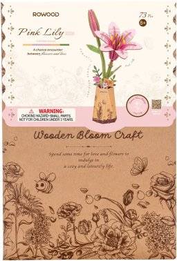 robotime bowpakket pink lily TW071