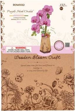 robotime bouwpakket purple orchid W091