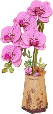 robotime bouwpakket purple orchid W091