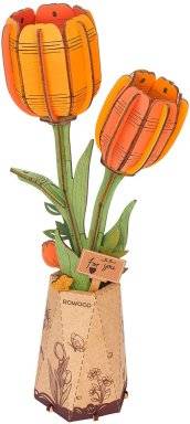 robotime bouwpakket orange tulip TW081