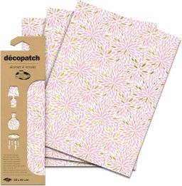 decopatch papier 940 roze patroon 3vel