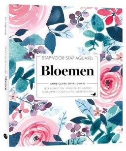 mus creatief stap voor stap aquarel bloemen