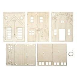 rayher bouwpakket strandhuis 64681505