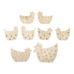 rayher houten fineer kippen 46837505