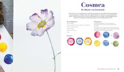 librero bloemen in aquarelverf en inkt