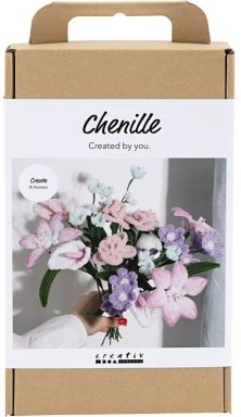  knutselset chenille bloemen 761