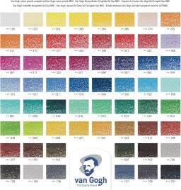 talens van gogh kleurpotloden blik 60st
