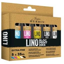 herbin lino inkt extra fine set 5x35ml