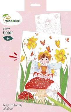 avenue mandarine kleurblok A4 fairies GY175