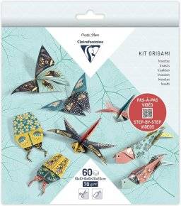 clairefontaine  origami kit insecten 95366C